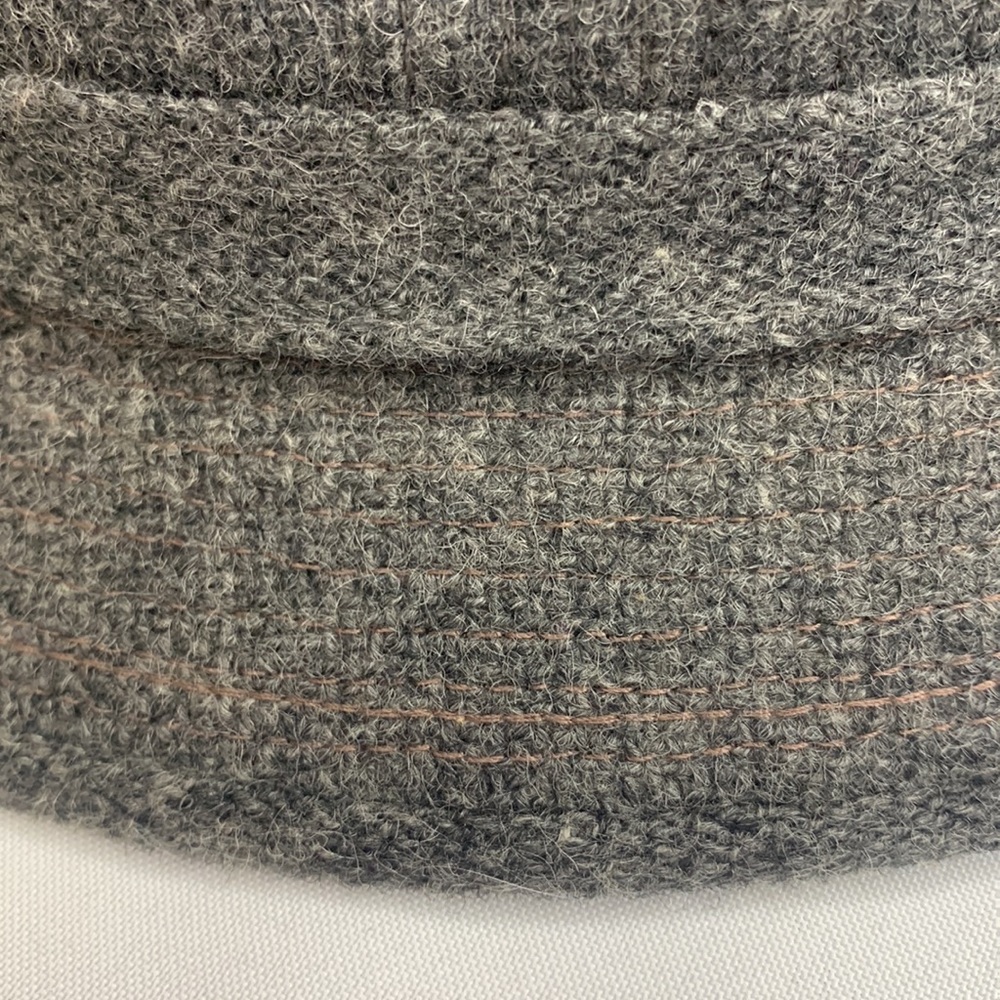 Vintage KANGOL DESIGN English Vagabond Fedora wool hat size Medium - Picture 17 of 17